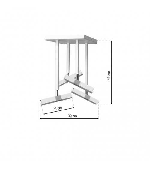 Lampa sufitowa CASTRO WHITE / CHROME 4xG9