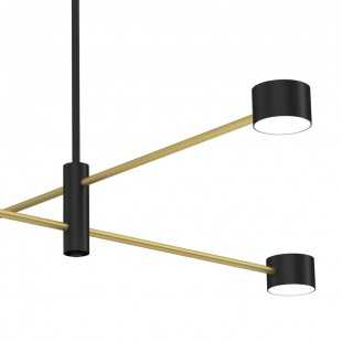 Lampa sufitowa CROSS GOLD 4xGX53