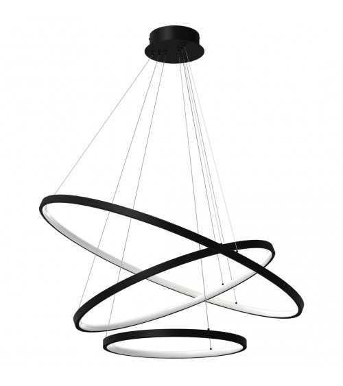 Lampa wisząca ROTONDA BLACK 93W LED