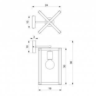 Kinkiet ARNOLD 1xE27