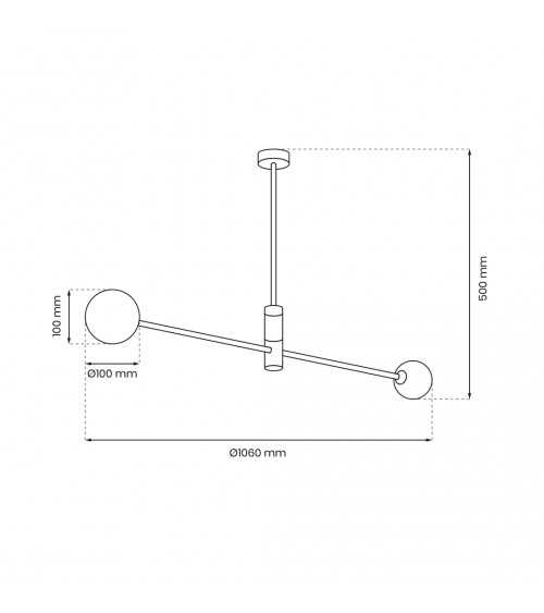 Lampa sufitowa DORI 2xG9