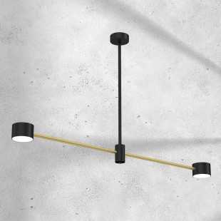 Lampa sufitowa CROSS GOLD 2xGX53