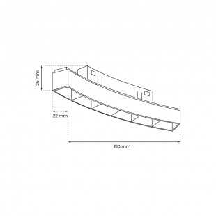 ROUND MAGNETIC TRACK 6W 4000K śr. 900cm