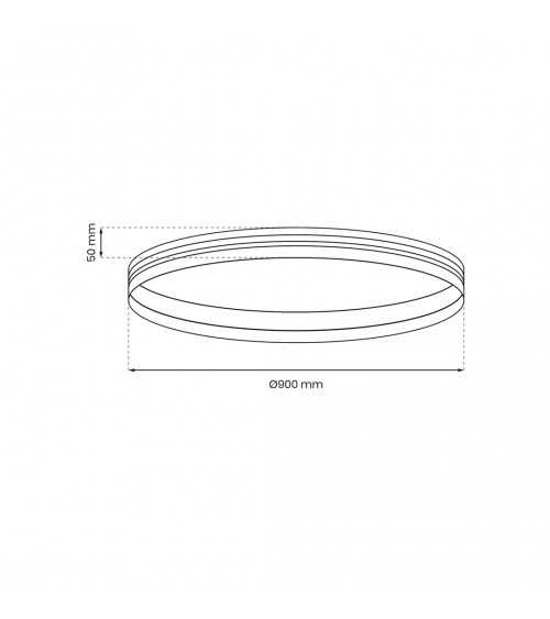 SZYNA NATYNK MAGNETIC OKRĄG śr. 900cm