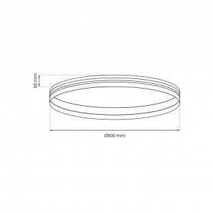 SZYNA NATYNK MAGNETIC OKRĄG śr. 900cm