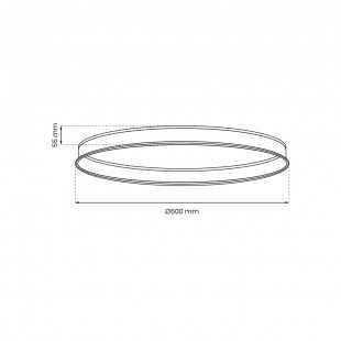 SZYNA PODTYNK MAGNETIC OKRĄG śr. 600cm