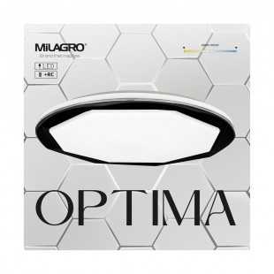 Plafon OPTIMA BLACK 52W LED 480 cm