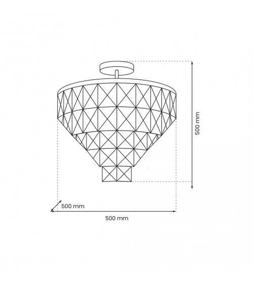 Lampa sufitowa CHELSEA CHROME 6xE14