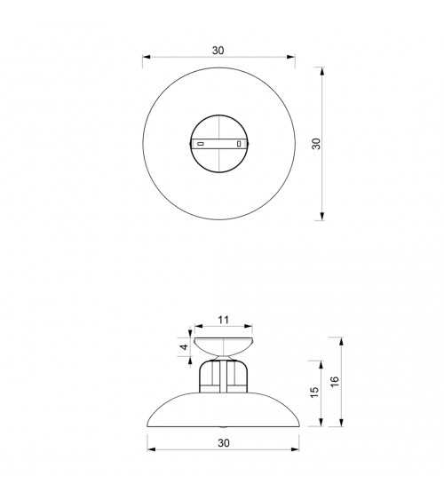 Lampa sufitowa FELIX BLACK/GOLD 1xE27