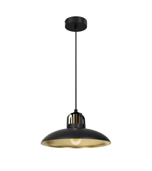 Lampa wisząca FELIX BLACK/GOLD 1xE27