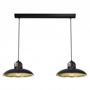 Lampa wisząca FELIX BLACK/GOLD 2xE27