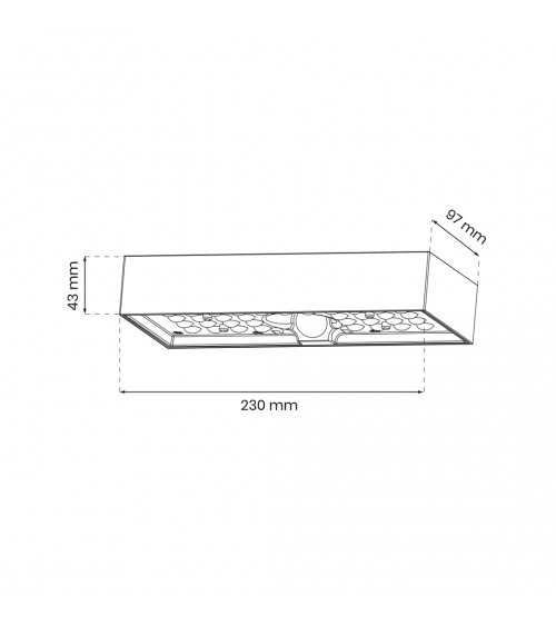 Lampa Solarna Brick 6W 800lm 4000K