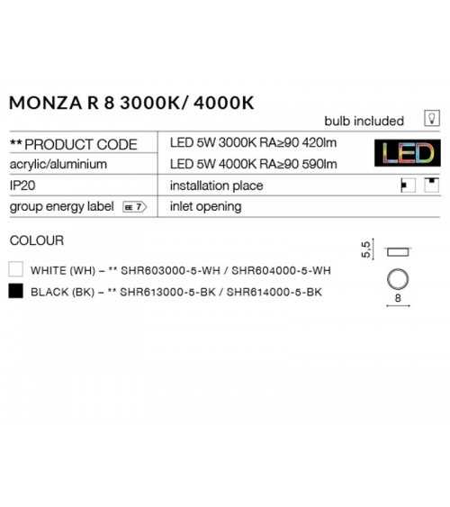 MONZA R 8 WHITE