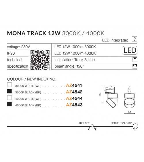 MONA TRACK 3LINE 12W