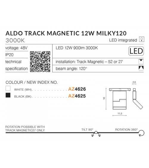 ALDO TRACK MAGNETIC 12W MILKY 120