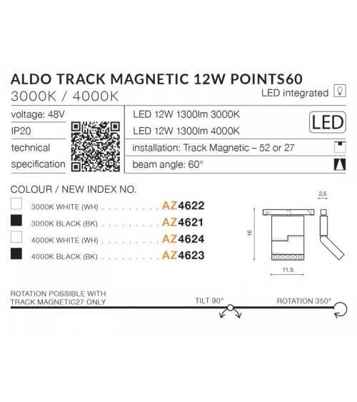 ALDO TRACK MAGNETIC 12W POINTS 60