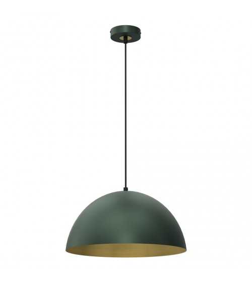 Lampa wisząca BETA GREEN/GOLD 1xE27 35cm