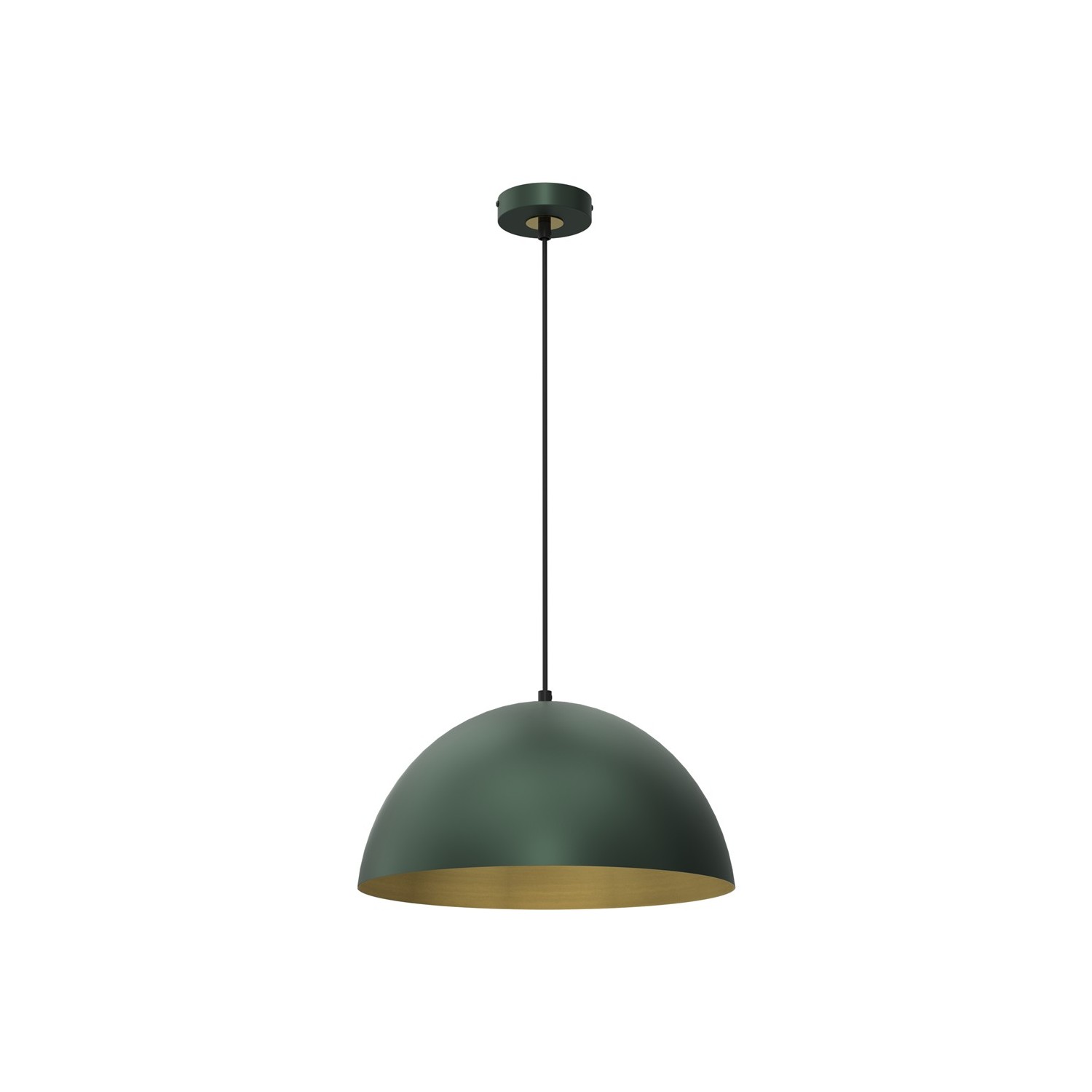 Lampa wisząca BETA GREEN/GOLD 1xE27 35cm