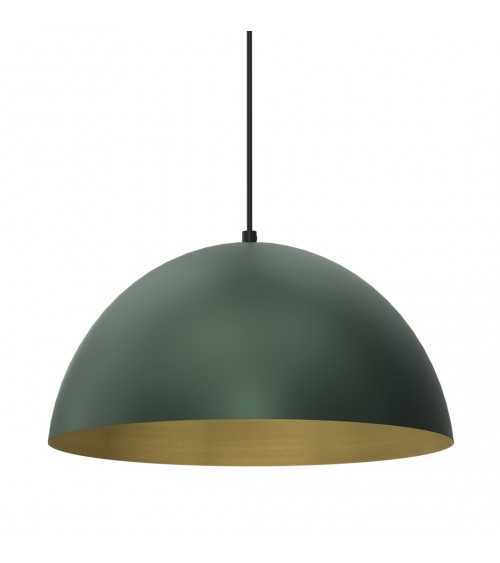 Lampa wisząca BETA GREEN/GOLD 1xE27 35cm