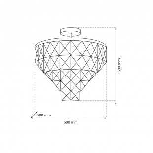 Lampa sufitowa CHELSEA CHROME 6xE14