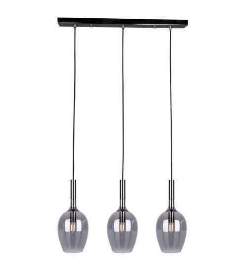 Lampa wisząca LUGANO SMOKED 3xE14