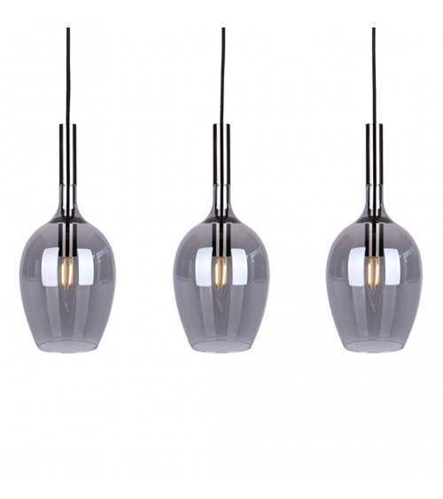 Lampa wisząca LUGANO SMOKED 3xE14