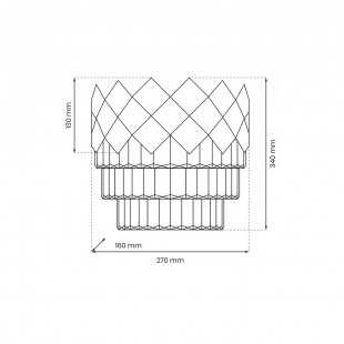 Kinkiet CARISMA CHROME 2xE14