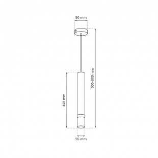 Lampa wisząca JOKER SATIN GOLD 1xGU10