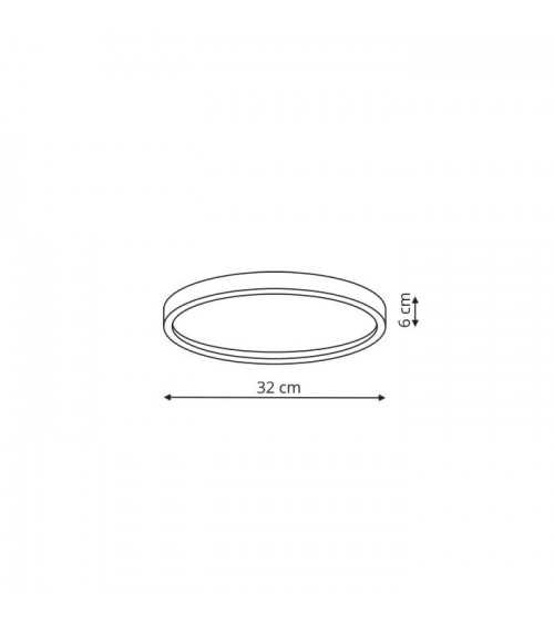 Arctic plafon biały  IP54 LP-2511/1C-32 WH