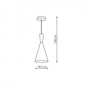 Garda 1 lampa wisząca biała LP-42011/1P