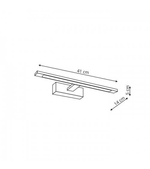 Isla kinkiet biały średni z IP44 3000K GS-LWB-12W/3 WH