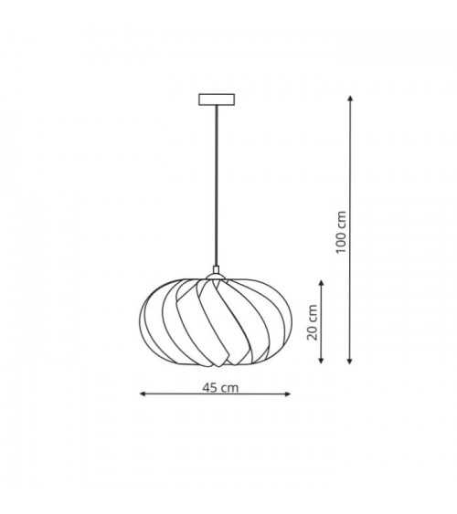 Jet lampa wisząca biała LP-023/1P WH