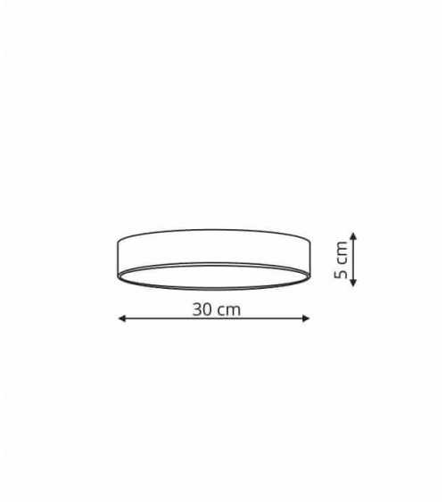 Rapido plafon mały biały 3000K LP-433/1C 3S WH