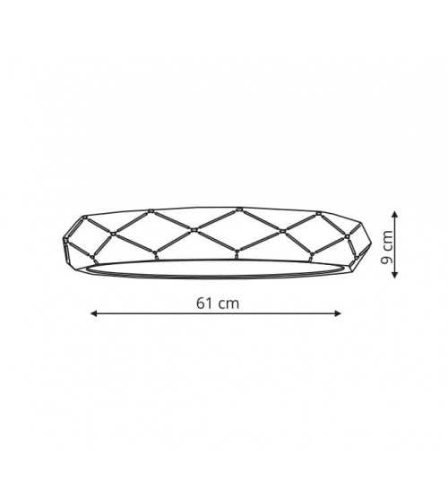 Reus LED plafon biały LP-8069/1C LED WH