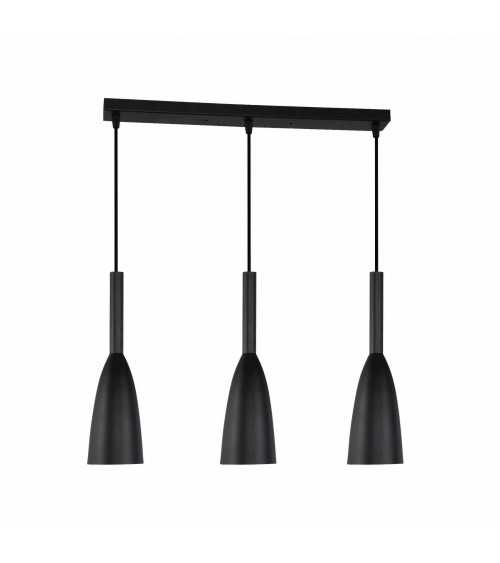 Solin 3 lampa wiszaca linia czarna LP-181/3L BK