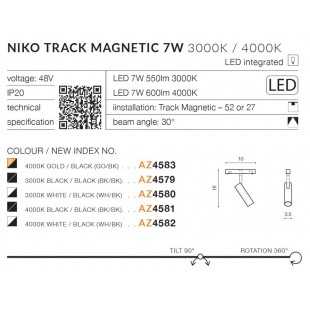 NIKO TRACK MAGNETIC 7W