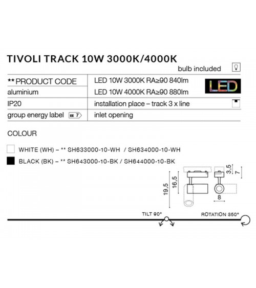 TIVOLI TRACK 10W