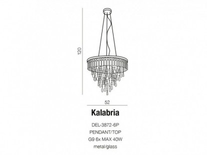 Kalabria pendant lampa sufitowa AZzardo