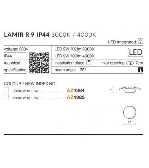 LAMIR R9 IP44
