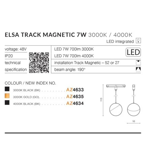 ELSA TRACK MAGNETIC 7W
