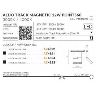 ALDO TRACK MAGNETIC 12W POINTS 60