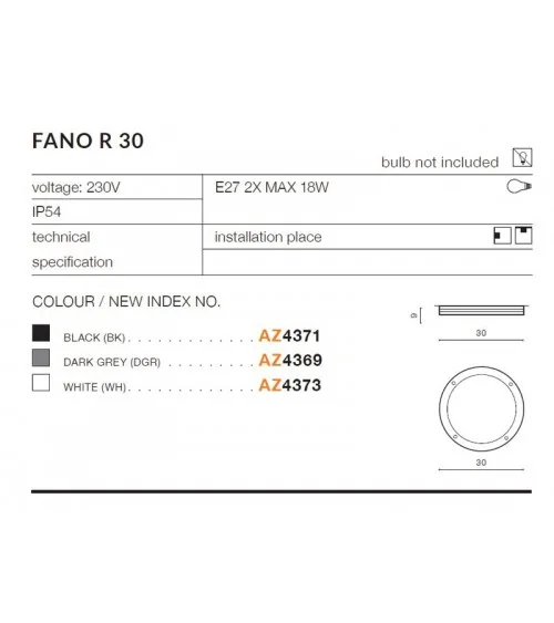 FANO R30 IP54