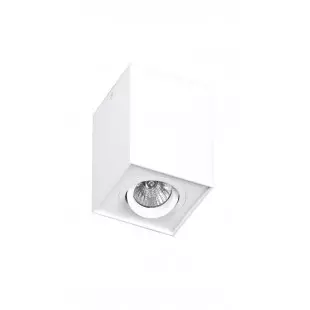 LAMPA SUFITOWA BASIC SQUARE BIAŁA  MAXLIGHT